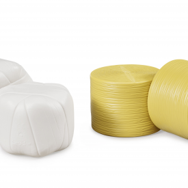Bruder Scale 1:16 Round Bale Set 2x wrapped and 2x unwrapped